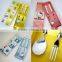 Exquisite design ceramic small spoon and fork with delicate box