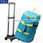 Large Capacity 1680D Nylon Bag Leaves King Trolley Travel Bag