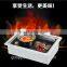 stainless steel electric Pan grill steam hot pot and Teppanyaki bbq grill, GEF-2000DCT