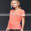 Women's Fashion Blank fitted v-neck T-shirt