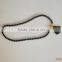 Natural black nephrite bianshi necklace