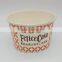 Wholesale Recycled PE Coated Custom Printed Ice Cream Paper Cups