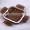 Food Grade Houseware Rectangle Shape 320ml + 520ml + 800ml High Borosilicate Glass Crisper With Lid