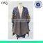 Jacquard & gold thread women cashmere cardigan