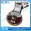 Antique Bronze Plated Square Shape World Championship Medal