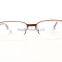 G3622-LQ0067 Transparent half rim eyeglasses frame for fashion lady