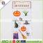Halloween Pumpkins & Green Ghost Large Temporary Tattoos Cute Big Tattoo Stickers