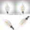 C35 tailed Clear E14 2W COB LED Filament Bulb