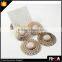 6 Pieces Hoop Alloy Accessory Crack Indian Design Necklace Bangle and Earring Jewelry set
