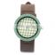 Hotsale bamboo watches with leather strap wooden watches