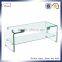 HOT BENDING SQUARE ART TEMPERED GLASS COFFEE TABLE DOUBLE LAYER GLASS FUNKY CLASSIC TABLE