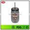 bpa free 540ml plastic mason jar custom tumbler with straw and lid