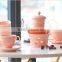 Good Quality Creative Customized Pure Color Bone China Ceramics Tea Set