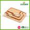 Hot selling rect bamboo tapas serving dishes , catering serving dishes