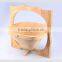 Spiral-cut Hanging Wave Handle Shaped Bamboo Wood Foldable Carve Fruit Serving Picking Basket