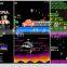 Pocket boy Hand held 3" video game console player re-chargeable universal portable games console