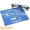 Individual package full colour print silver lens polishing cloth