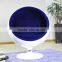 Fabric Cushion/(0.6MM)aluminum,fiberglass Shell Material and Modern Appearance Egg Ball Chair