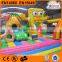 Hot Sale Spongebob Inflatable Amusement Park,inflatable Indoor Playground,inflatable Fun City