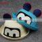 Cartoon Mickey Straw Hats M Pattern Bucket Sun Caps Straw for Kids Baby