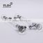 Europe Depression Clear Strip Specialty Drawer Glass Knobs