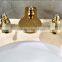 Axe Shape bathub Waterfall faucet , marble stone Bathtub faucet with Shower