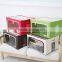 bedroom Oxford Fabric stainless steel divided folding storage box