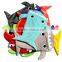 50PCS MOQ knitted personalized winter warmth baby shark sleeping sack