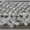 New Design cotton embroidered collars, natural color cotton collar for garments