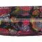 Black Floral Print Cotton Indian Kantha Quilt