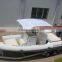 Hot sale fiberglass hull yacht boat RIB830A