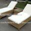 wholesale garden poolside lounge furniture rattan lounge chair