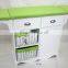 furniture woven basket cabinet with ironing board