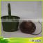 Export Quality Nice Design colorful metal flower pots with handles