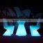 Illuminated Diamond Shape Table and Chair