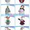 2017 cheap ceremic chirstmas ornament with led light for sale