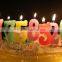 Memorial Arabic Numerals Happy Birthday Candle