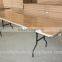 plywood rectangle folding dining table manufacturer in China