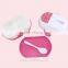 700ML Three Divides Plastic Packing Lunch Box with lock
