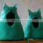 Best Selling Eco-friendly Cat Shape Warm Felt Cat House