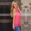 Lace Crochet Neck Latest Design Ladies Tops Image 2016