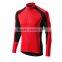 Cheap Mens Comfortable Breathable Long Sleeve Cycling Jersey With Rear Pockets
