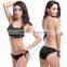 2017 Wholesale Ruffled Design Ladies Swimwear Bikini