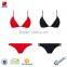 High Quality Red Sling Sexy Women Push up Bikini Swimwear