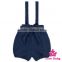 Fashion Cotton Children Short Trousers With Strap Solid Color Cheap Ruffle Bloomers Baby Girls&Boys Tight Pants