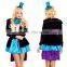 Crazy hat Halloween magician Tuxedo Stage costume party