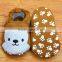 Cheap monkey face embroidered Baby booties