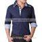 mens slim fit solid color button down collar dress shirt