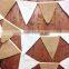 Rustic Burlap Bunting & Calico Flags Country Weddings Bunting & Barn Dance Bunting