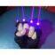 Violet Blue Laser Gloves With 4pcs 405nm 150mw laser ,Stage gloves for DJ Club/Party show